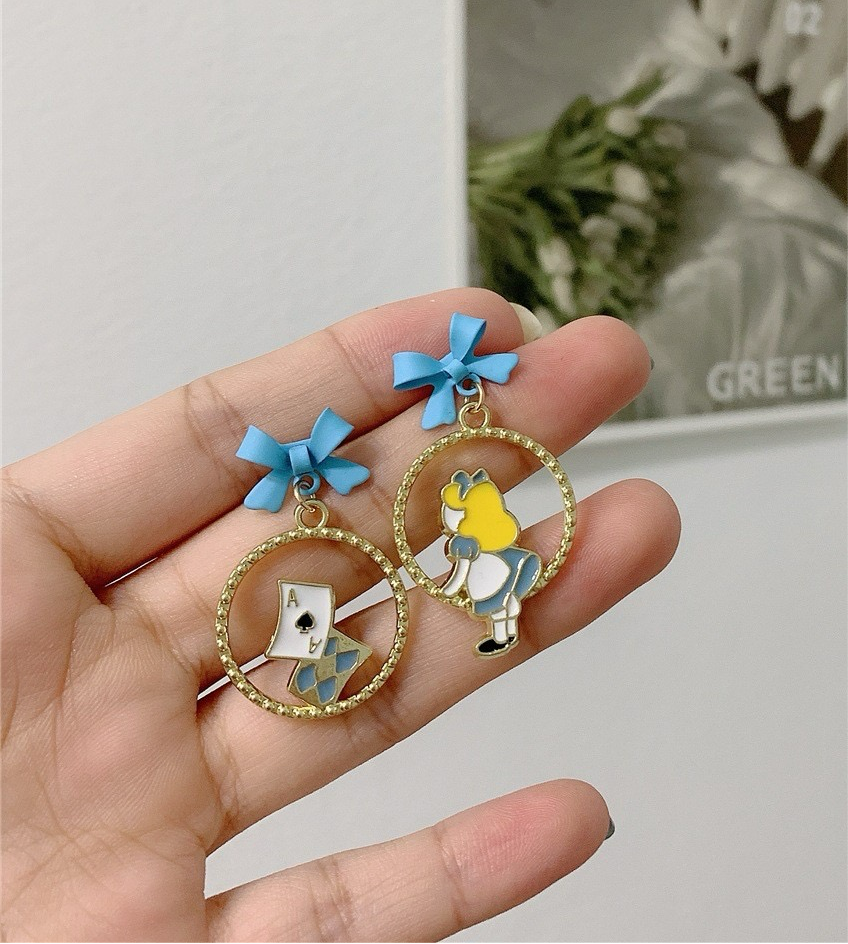 Boucles Oreilles Clips - Clips d'oreilles - Princesses - Conte de Fée - Dessin Animé - Cuivre Plaqué Or