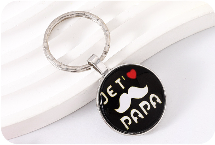 Porte Clés - Message Je t'aime Papa - Fête père - Annonce grossesse - Pendentif Sac