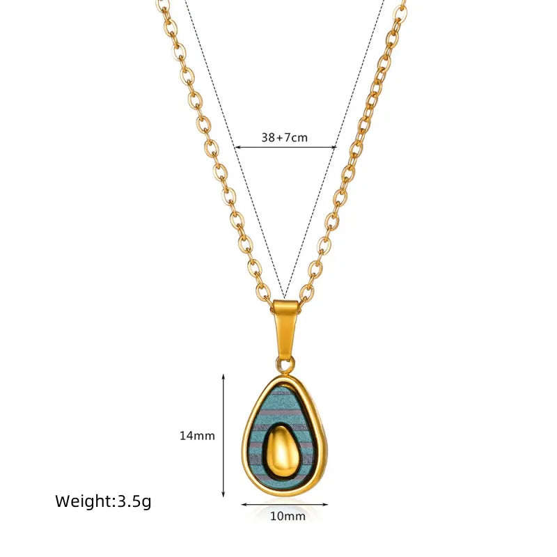 Lot de 2 Colliers - Avocat - BFF - Best Friends Forever - Pendentif - Amoureux Couple Amitié - Acier Inoxydable - Bijoux à partager