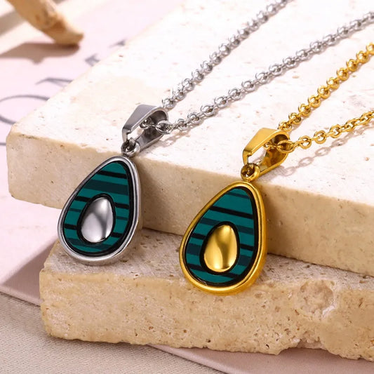 Lot de 2 Colliers - Avocat - BFF - Best Friends Forever - Pendentif - Amoureux Couple Amitié - Acier Inoxydable - Bijoux à partager