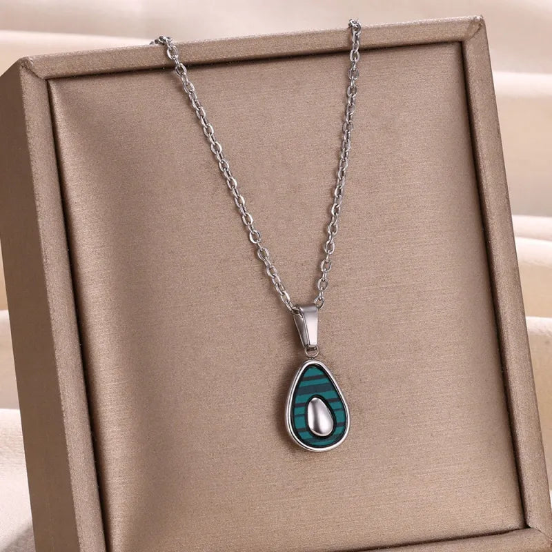 Lot de 2 Colliers - Avocat - BFF - Best Friends Forever - Pendentif - Amoureux Couple Amitié - Acier Inoxydable - Bijoux à partager