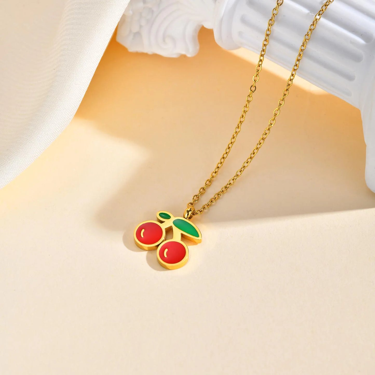 CHILD - 3-piece set Necklace Bracelet Ring Cat Kitten Fantasy - Cat Lovers - Cute Gold Rhinestone