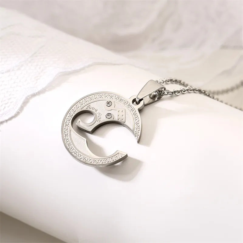 Lot de 2 Colliers D'amitié - Note de Musique - BFF - Best Friends Forever -Amoureux Couple - Acier Inoxydable