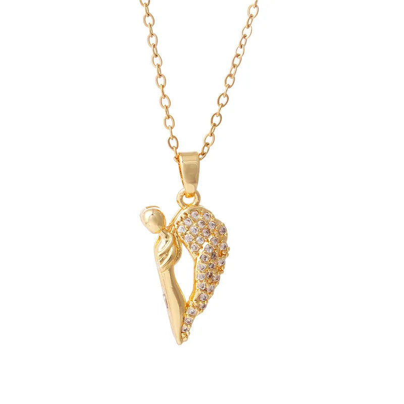 Lot de 2 Colliers D'amitié Avec Carte - Coeur - BFF - Pendentif Aimanté - Colliers à partager - Acier Inoxydable