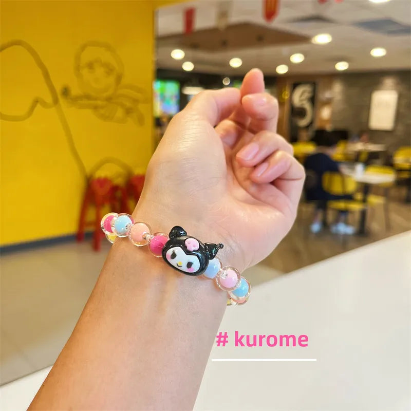 Bracelet Perle Élastique - Perle Fantaisie - Animaux Mignon Petite Fille