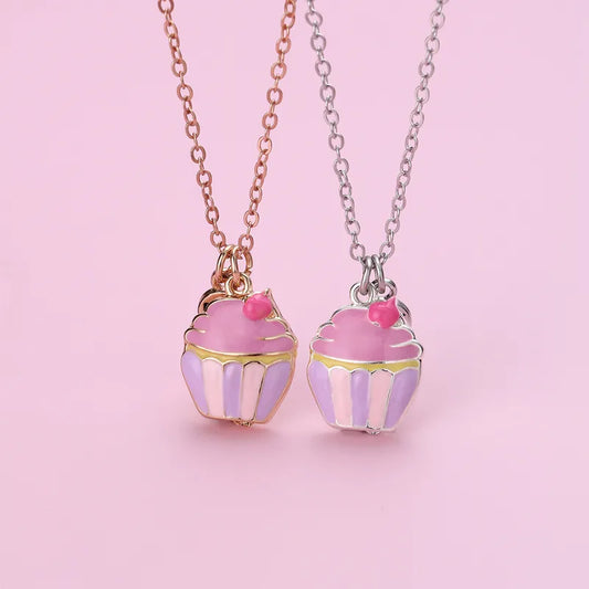 Lot de 2 Colliers BFF - CupCake - Best Friends Forever
