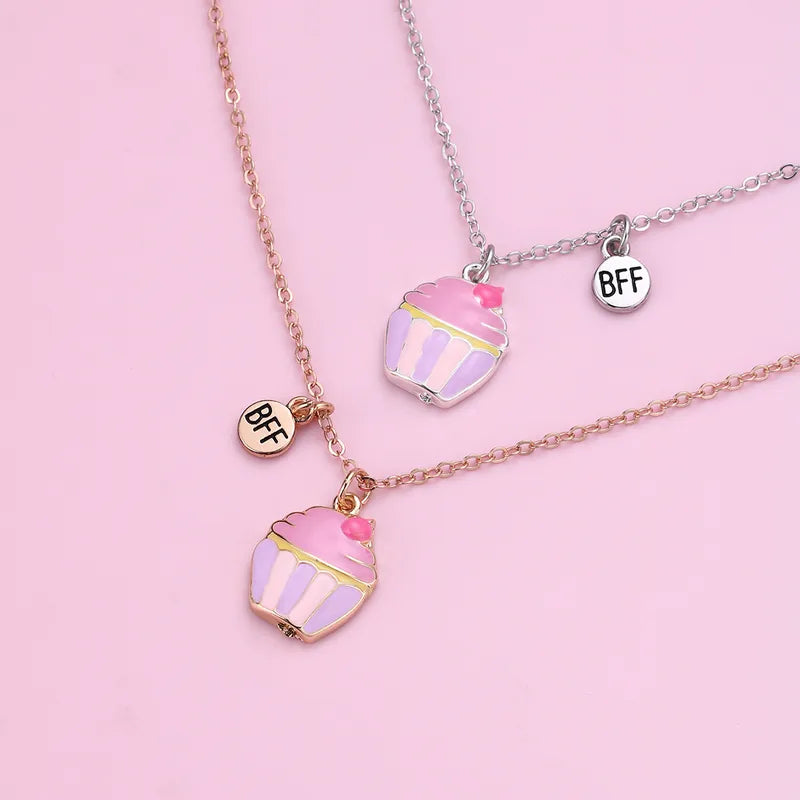 Lot de 2 Colliers BFF - CupCake - Best Friends Forever