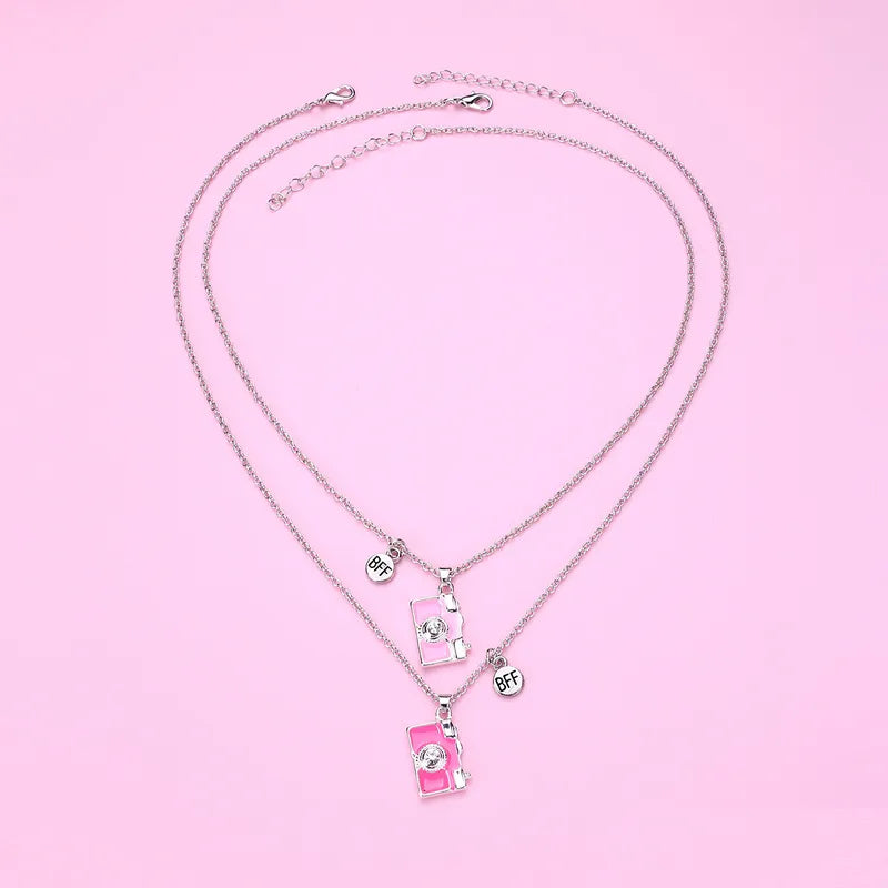 Lot de 2 Colliers BFF - Appareil Photo - Best Friends Forever