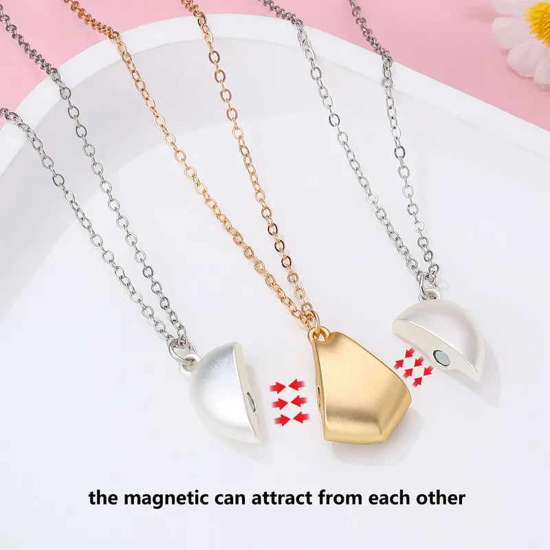 Lot de 3 Colliers BFF Aimanté - Coeur - Best Friends Forever - Amitié - Pendentif