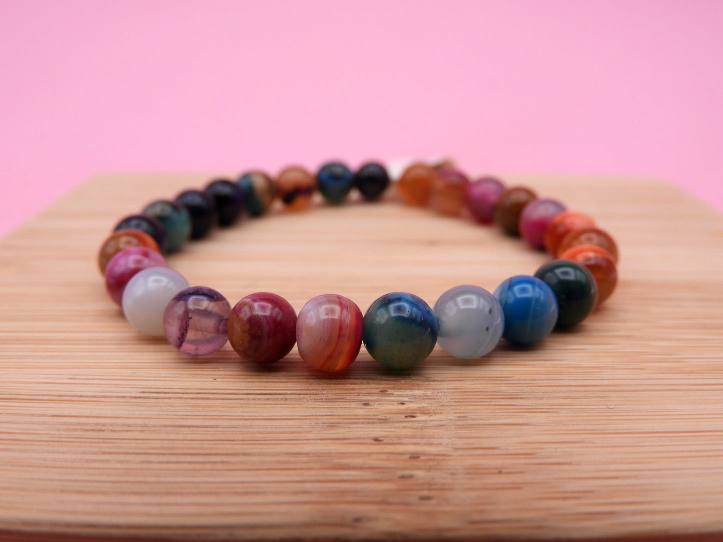 Bracelet en Pierre Naturelle - Taille Enfant - Âge Compris entre 5 et 12 ans - 70 Choix de Pierre