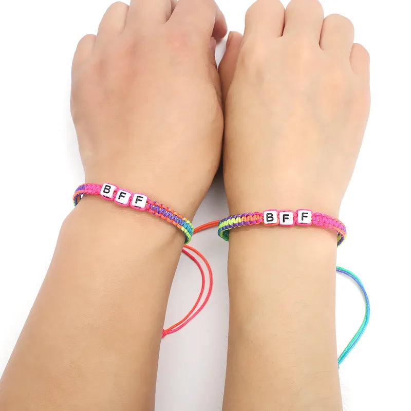 Bracelets D'amitié Cordon Réglable - Fluorescent - BFF - Best Friends Forever