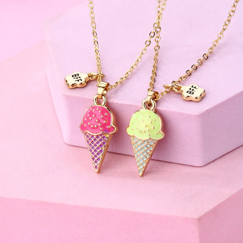 Lot de 2 Colliers BFF - Glace - Best Friends Forever