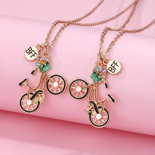 Lot de 2 Colliers BFF - Vélos - Best Friends Forever