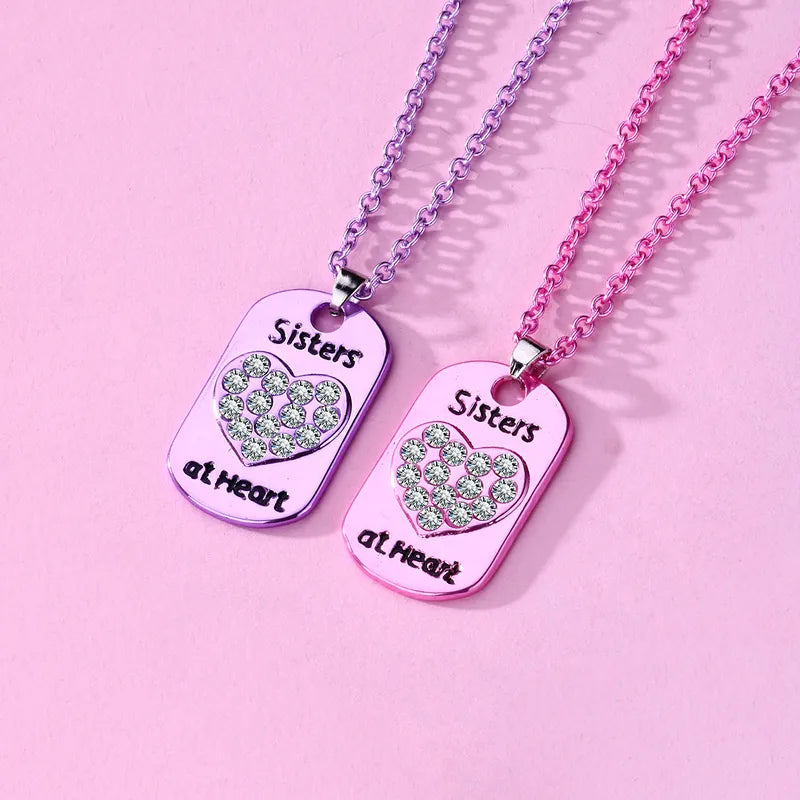 Lot de 2 Colliers BFF - Soeur de Coeur - Best Friends Forever