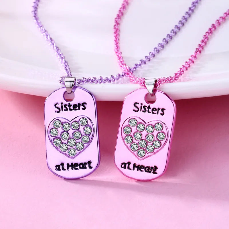 Lot de 2 Colliers BFF - Soeur de Coeur - Best Friends Forever