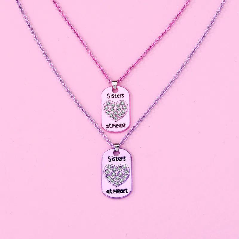 Lot de 2 Colliers BFF - Soeur de Coeur - Best Friends Forever