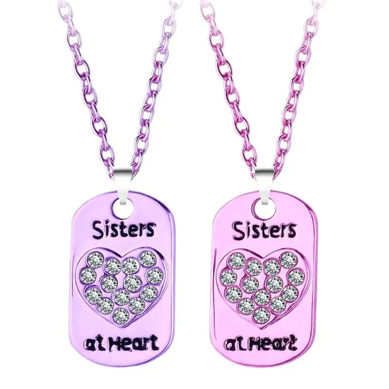 Lot de 2 Colliers BFF - Soeur de Coeur - Best Friends Forever
