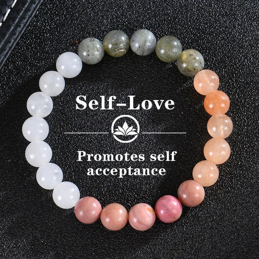 Bracelet Pierre Naturelle - Self Love - Aide à t'accepter