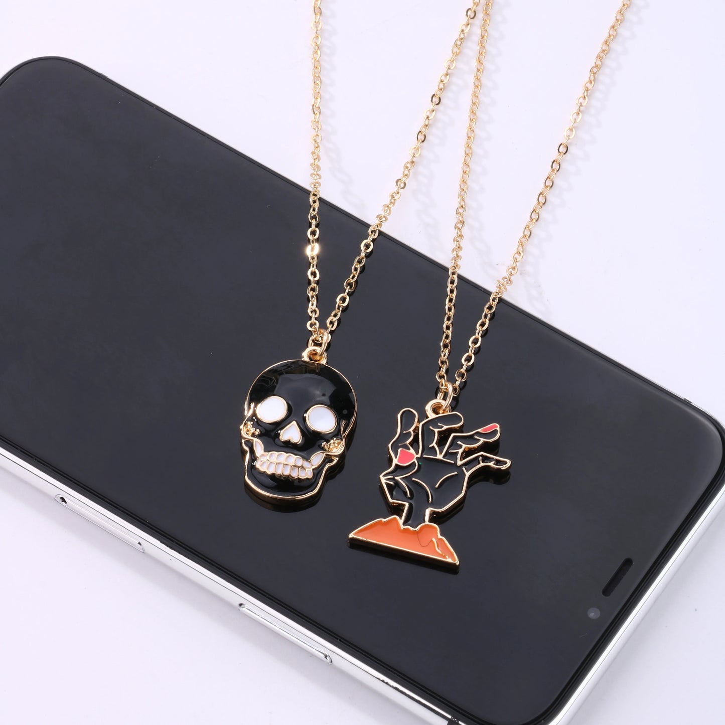 Fashion Necklace - Cute Ghost Unisex Pendant - Alloy