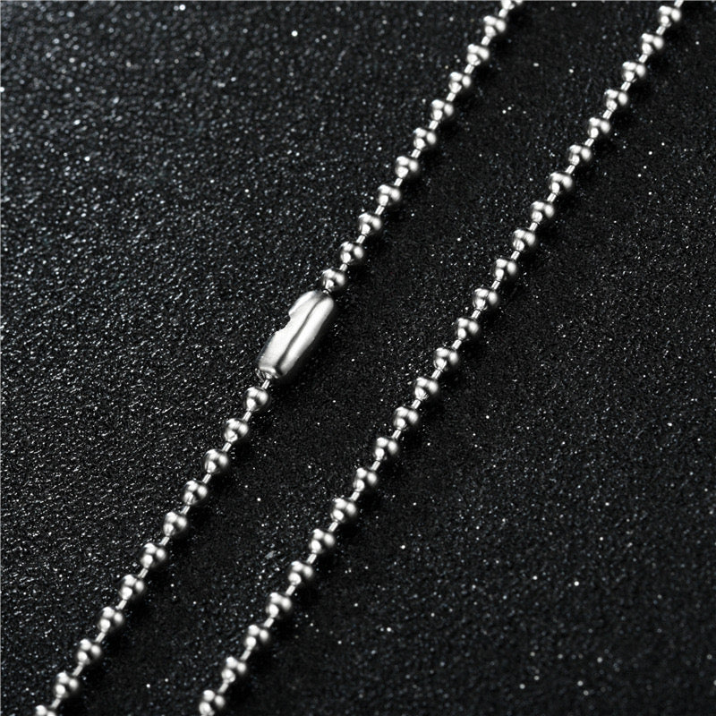 Collier Pendentif As de Coeur Lucky Poker - Porte Bonheur - Acier Inoxydable