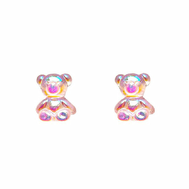 Boucles Oreilles Ourson - Bonbon Ourson Haribo - Mignon - Résine