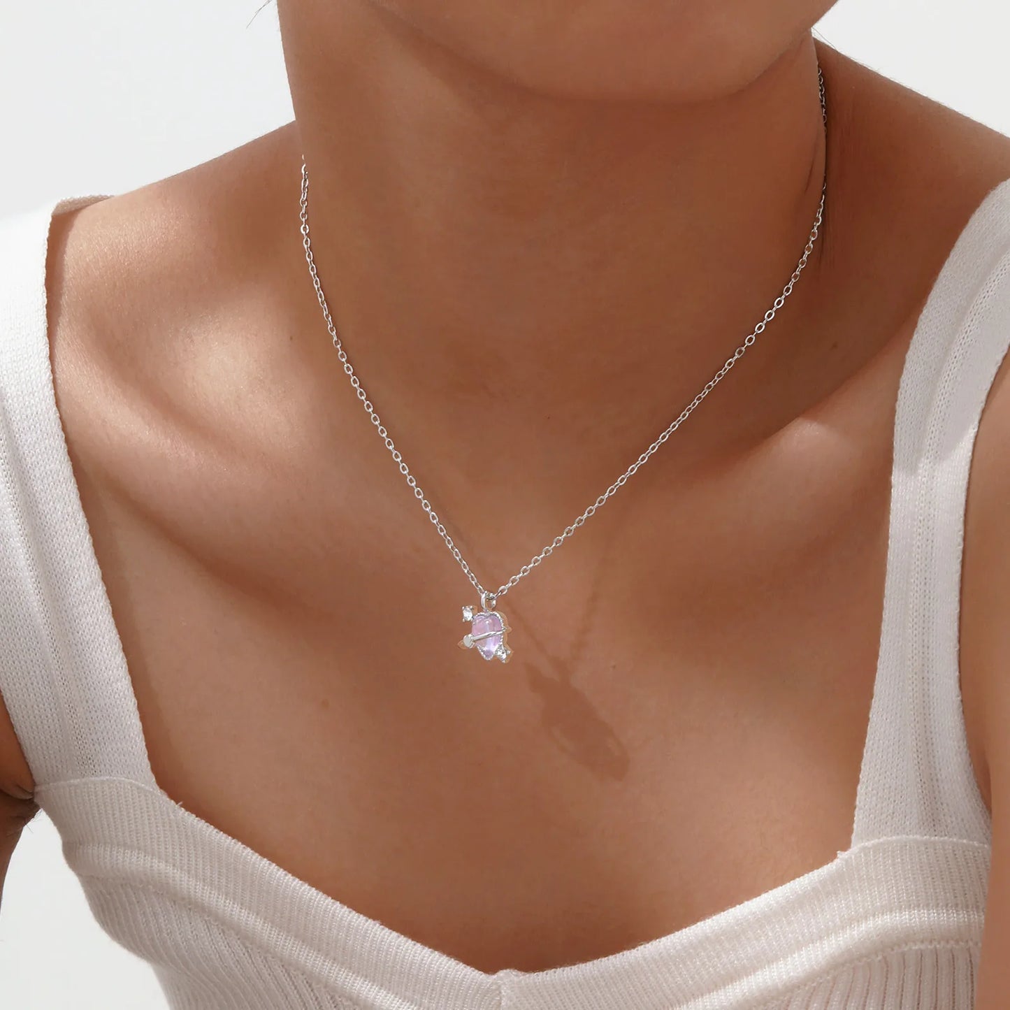 Lot de 3 Colliers D'amitié - Lune Coeur Etoile  - BFF - Best Friends Forever - Acier Inoxydable - Pendentif Mignon - Amitié