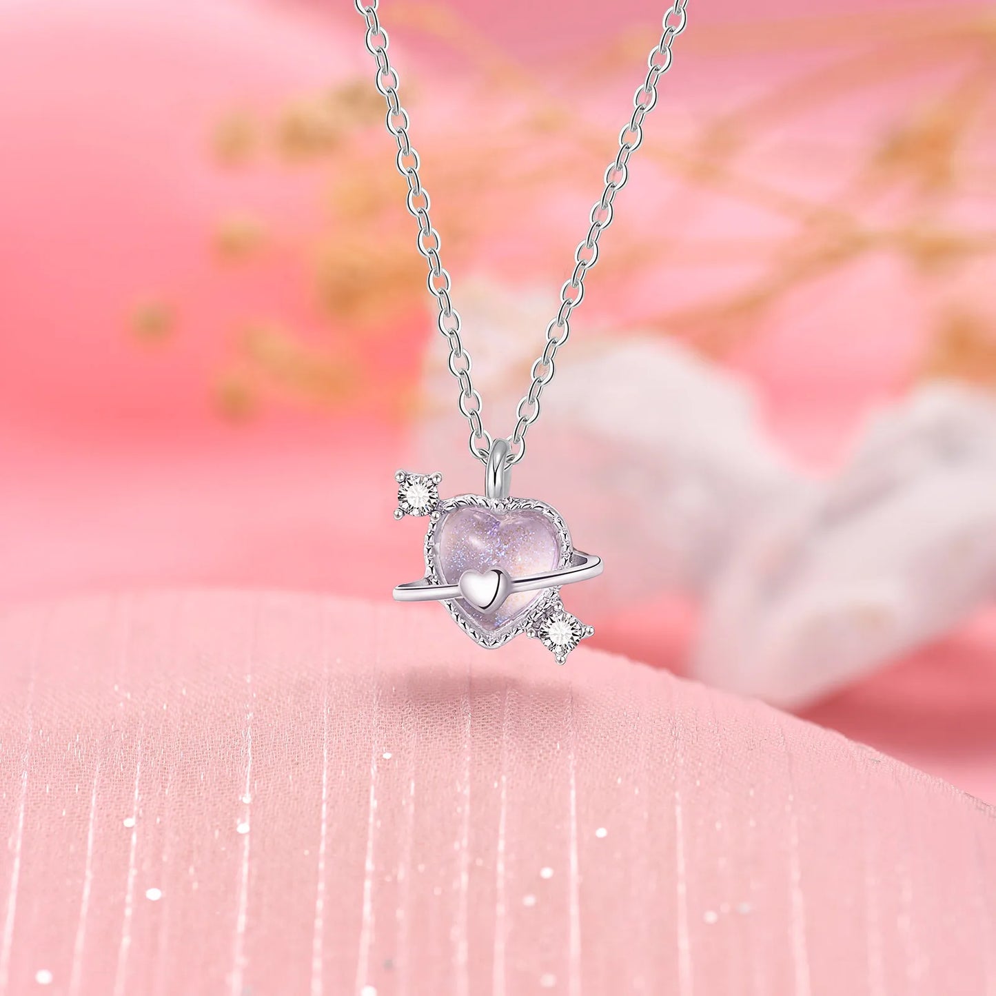 Lot de 3 Colliers D'amitié - Lune Coeur Etoile  - BFF - Best Friends Forever - Acier Inoxydable - Pendentif Mignon - Amitié