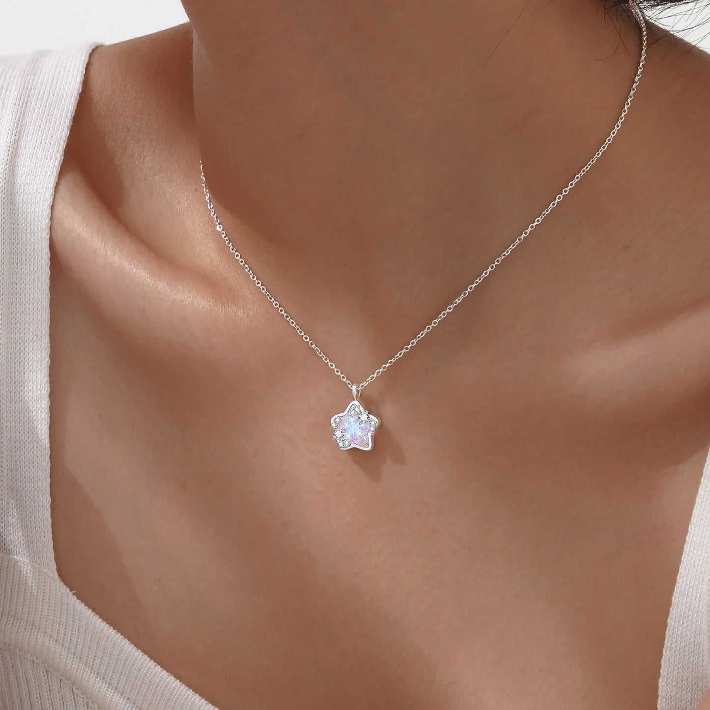 Lot de 3 Colliers D'amitié - Lune Coeur Etoile  - BFF - Best Friends Forever - Acier Inoxydable - Pendentif Mignon - Amitié