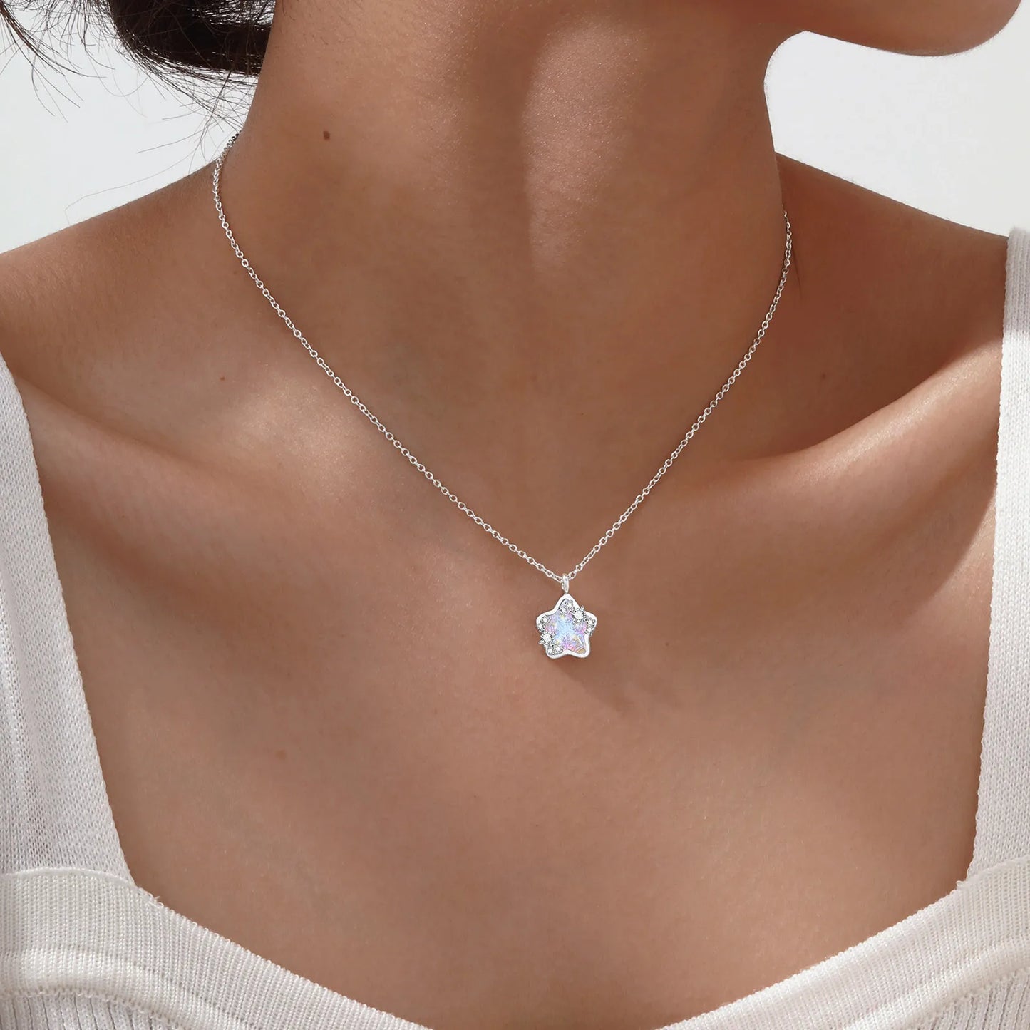 Lot de 3 Colliers D'amitié - Lune Coeur Etoile  - BFF - Best Friends Forever - Acier Inoxydable - Pendentif Mignon - Amitié