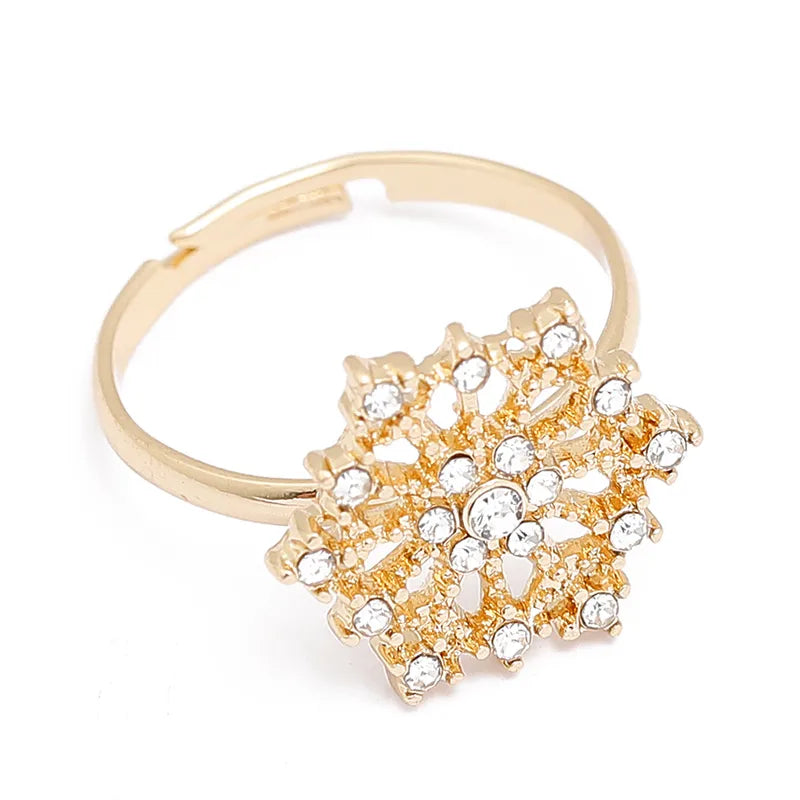 Bague Noël - Taille Ajustable pour Adulte - Père Noel Sapin Bonhomme Neige Etoile Renne Botte