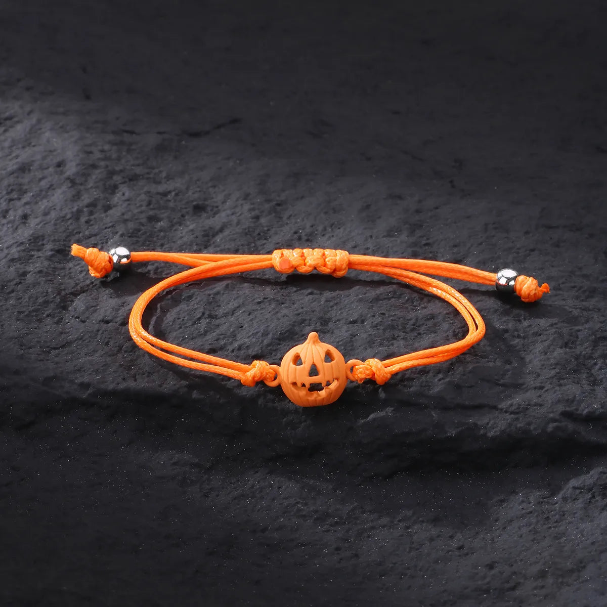 Lot de 2 Bracelets D'amitié Cordon Réglable avec Carte - Citrouille Effrayante - BFF - Best Friends Forever - Fantaisie - Halloween