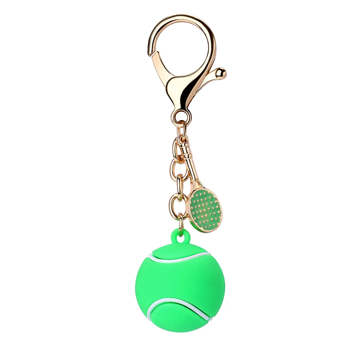 Porte Clés avec Carte - Ballons de Sport - Silicone - Pendentif Sac Kawaii Mignon Fun