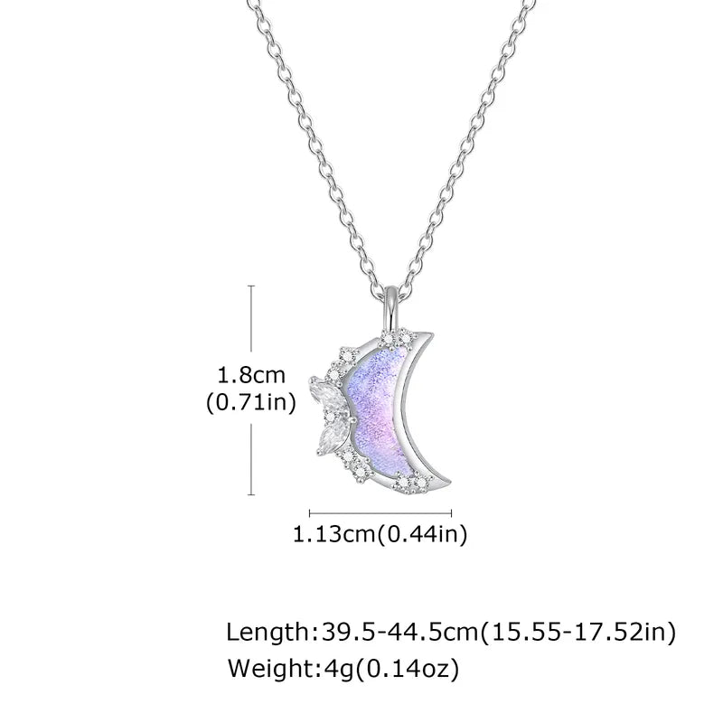 Lot de 3 Colliers D'amitié - Lune Coeur Etoile  - BFF - Best Friends Forever - Acier Inoxydable - Pendentif Mignon - Amitié