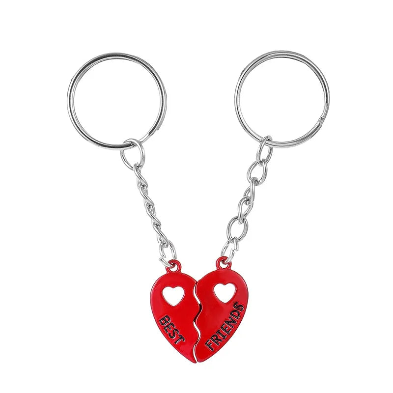 Porte Clés Aimanté - Coeur BFF - A Partager - Amoureux - Pendentif Sac - Best Friends - Amitié
