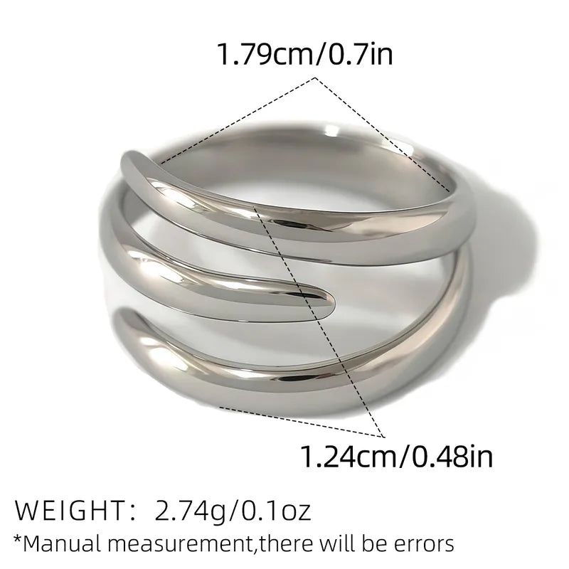 Set of 2 Heartbeat Heartbeat Friendship Rings - BFF Best Friends Couple Lovers - Adjustable Rings - Electrocardiogram
