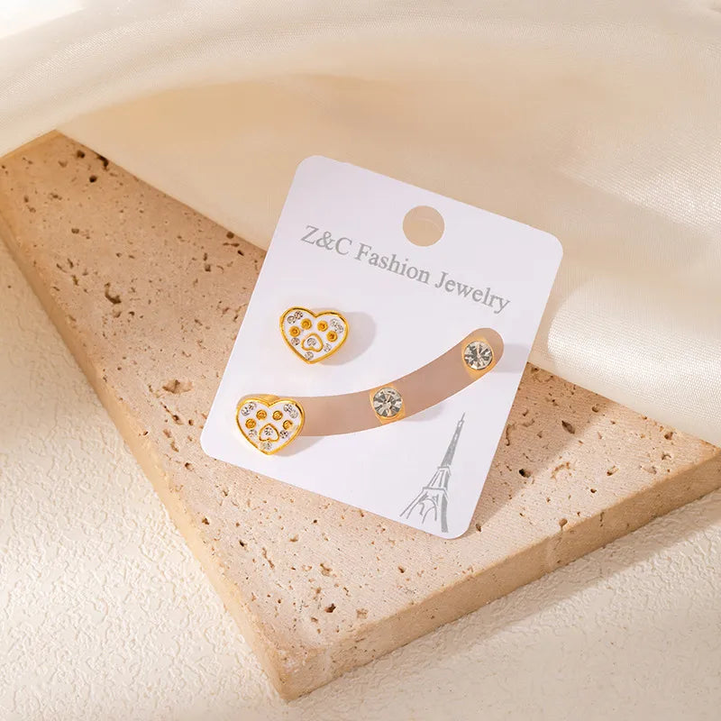 Boucles Oreilles - Lot 2 Paires - Acier Inoxydable 316L - Clous d'oreilles