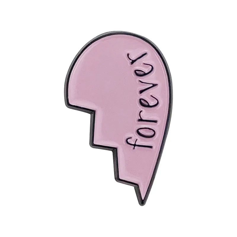 Pin's Broche BFF - Best Friends Forever - Besties - Fantaisie - Alliage Email