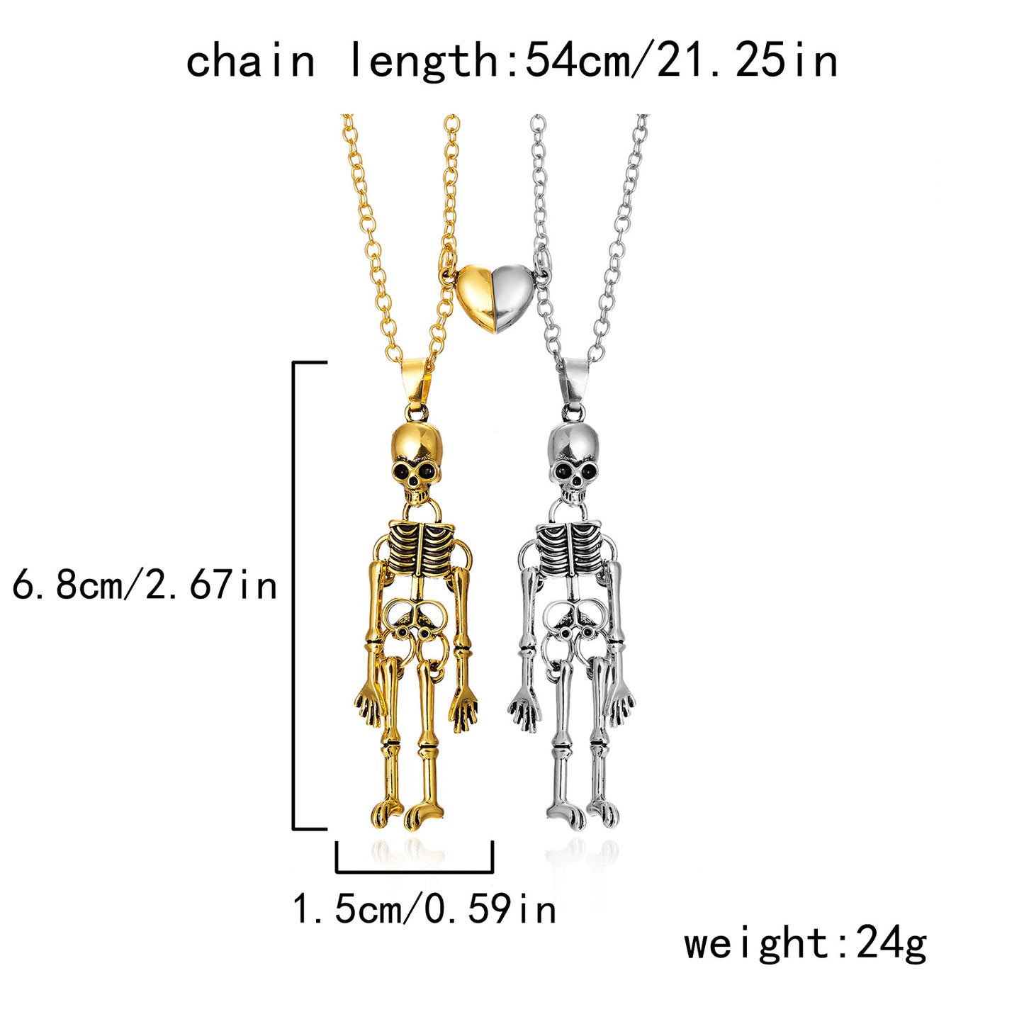 Fashion Necklace - Cute Ghost Unisex Pendant - Alloy
