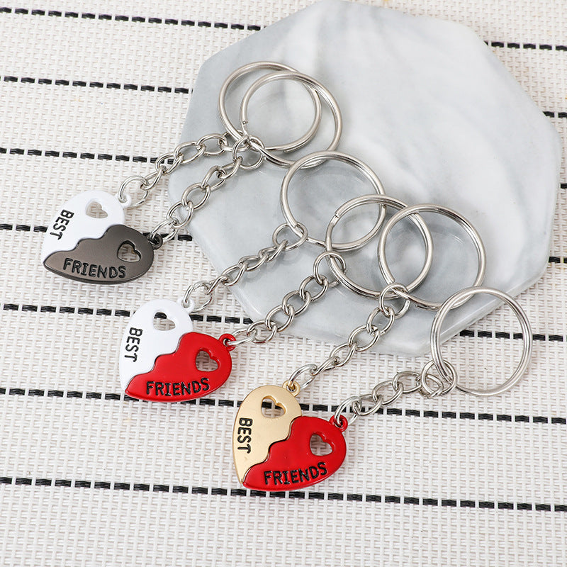 Porte Clés Aimanté - Coeur BFF - A Partager - Amoureux - Pendentif Sac - Best Friends - Amitié