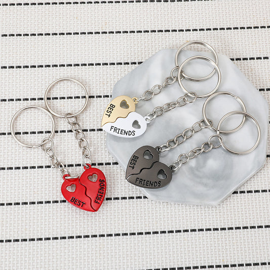 Porte Clés Aimanté - Coeur BFF - A Partager - Amoureux - Pendentif Sac - Best Friends - Amitié