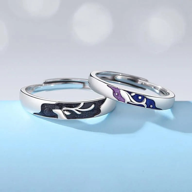 Lot de 2 Anneaux Réglables pour Adultes - II - Bagues - A partager - BFF - Best Friends Forever - Couple Amoureux Amitié - Saint Valentin