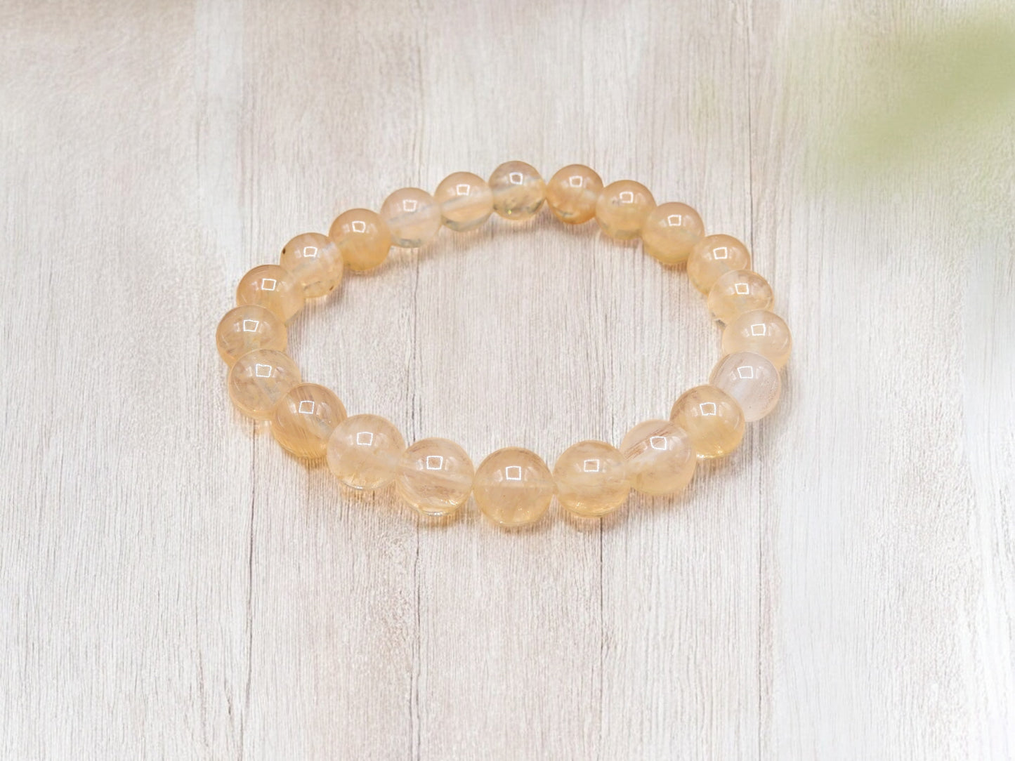 Bracelet Pierre Naturelle - Citrine - Créativité Energie