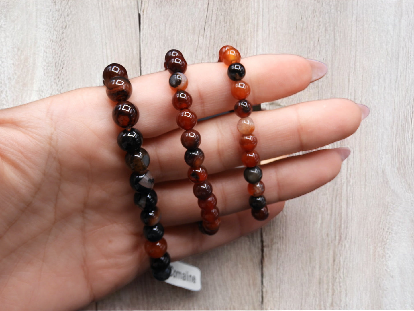 Bracelet Pierre Naturelle - Cornaline - Vitalité Enthousiasme Courage