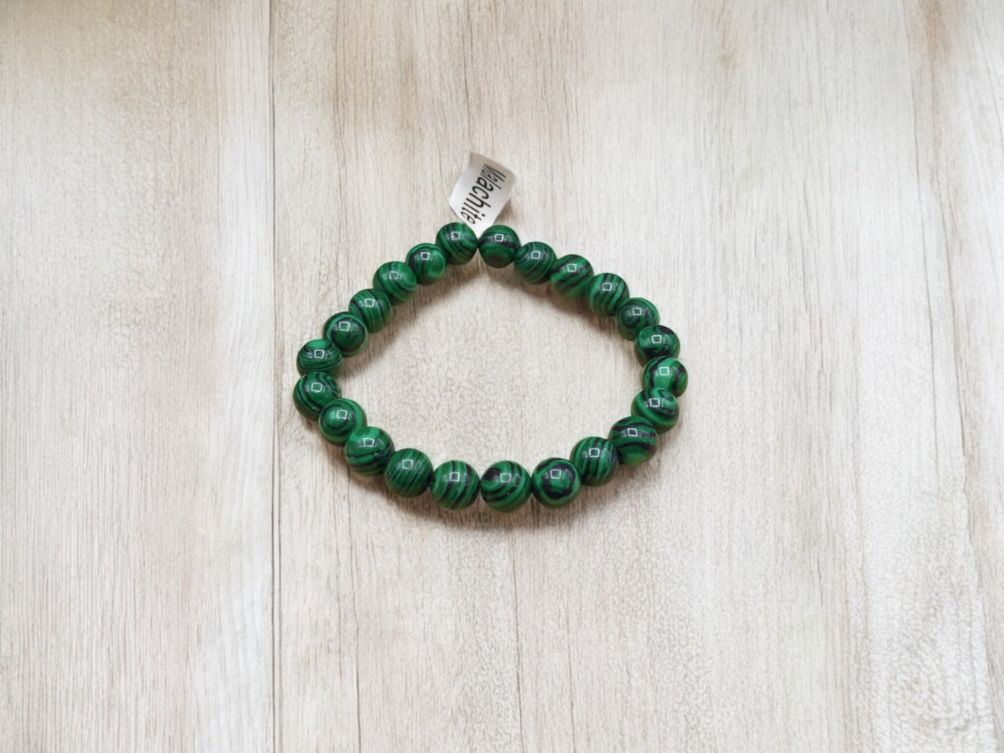 Bracelet Pierre Naturelle - Malachite - Système Immunitaire
