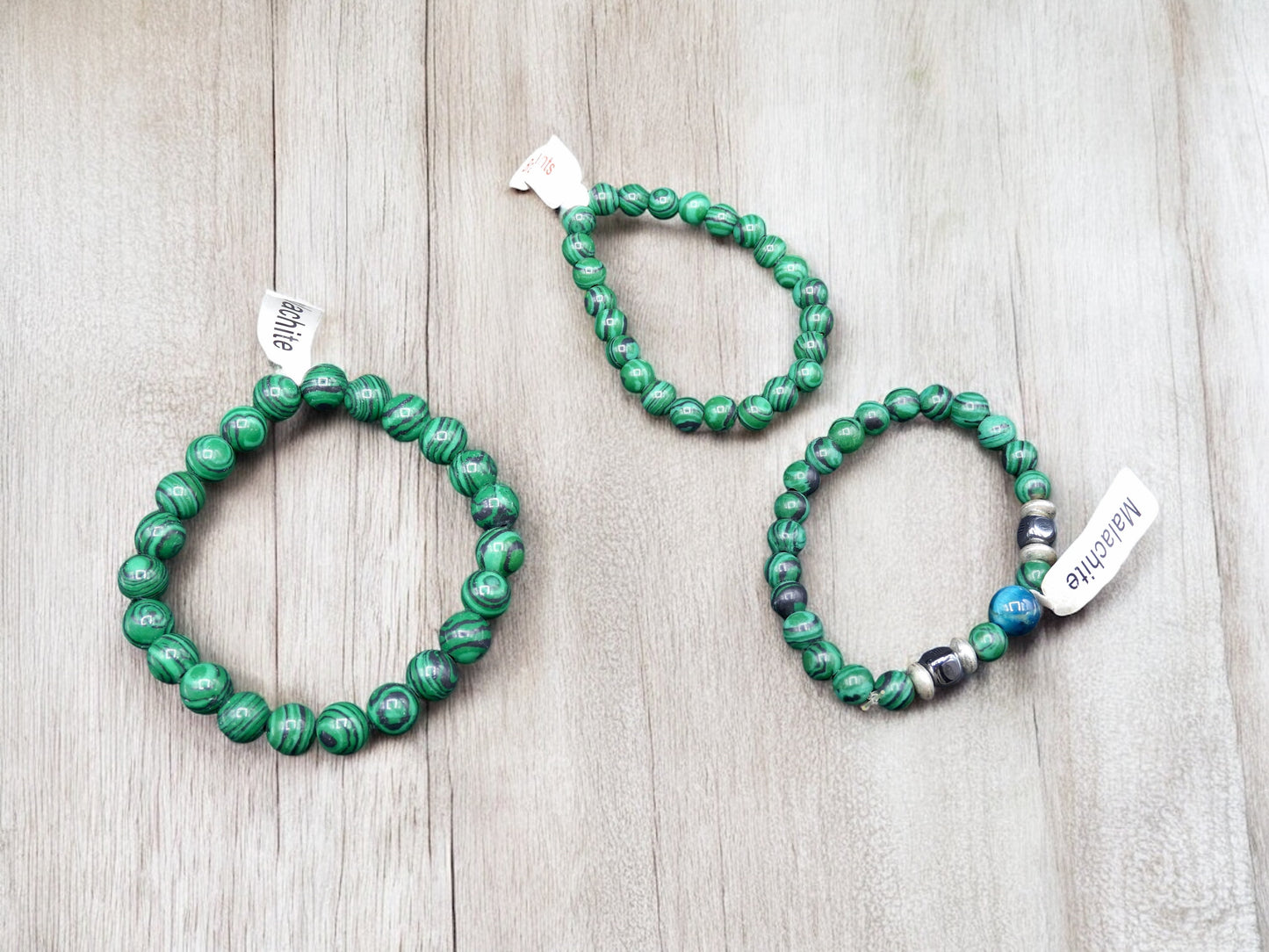 Bracelet Pierre Naturelle - Malachite - Système Immunitaire