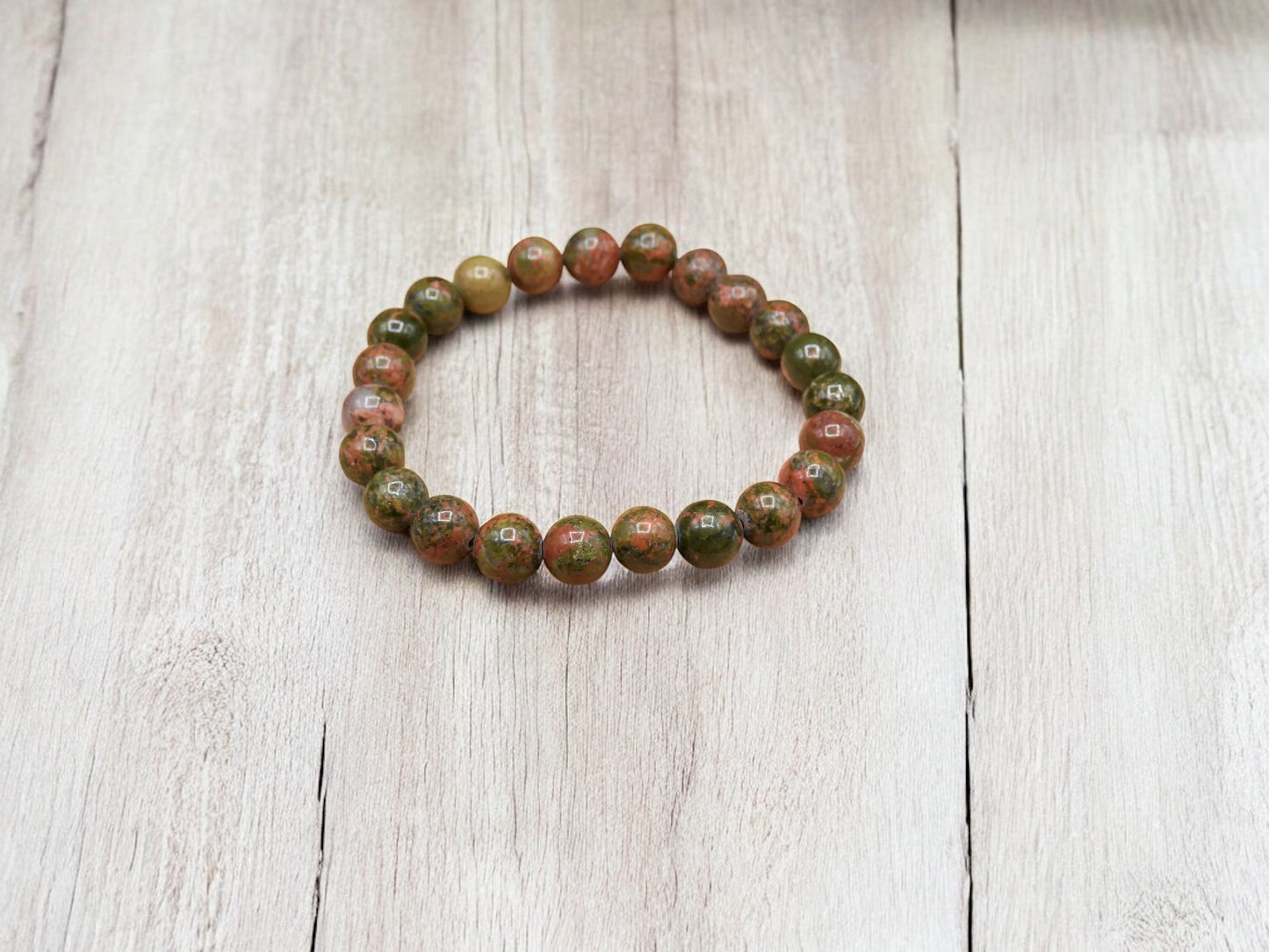 Bracelet Élastique en Pierre Naturelle - Taille Adulte - 24 Choix de Bracelets Pierre