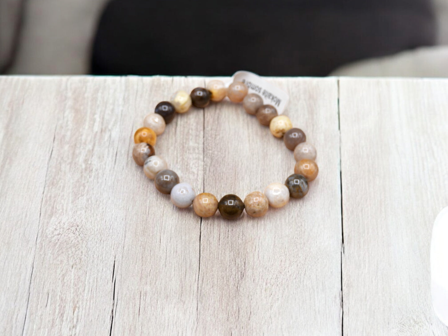 Bracelet Élastique en Pierre Naturelle - Taille Adulte - 24 Choix de Bracelets Pierre