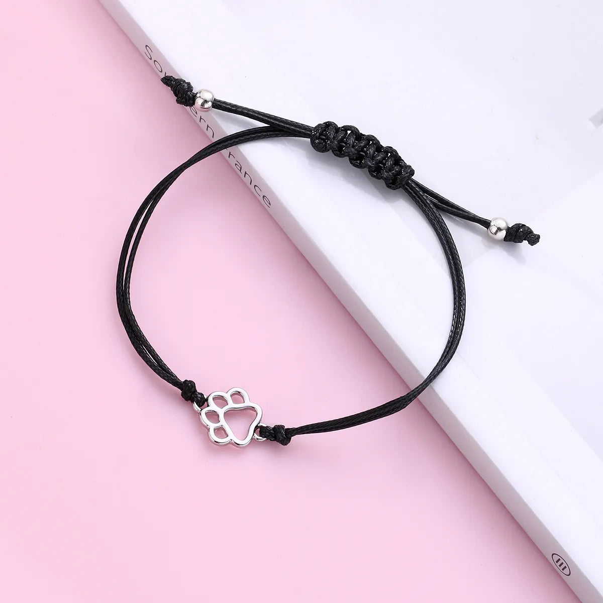 Set aus 2 verstellbaren Freundschaftsarmbändern mit Blumen und Perlen – BFF Best Friends Forever – Fantasy – Perlen