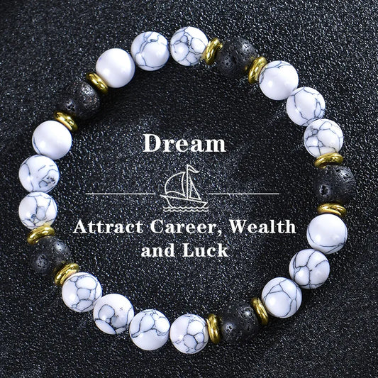 Bracelet Pierre Naturelle - Dream - Carrière Santé et Chance
