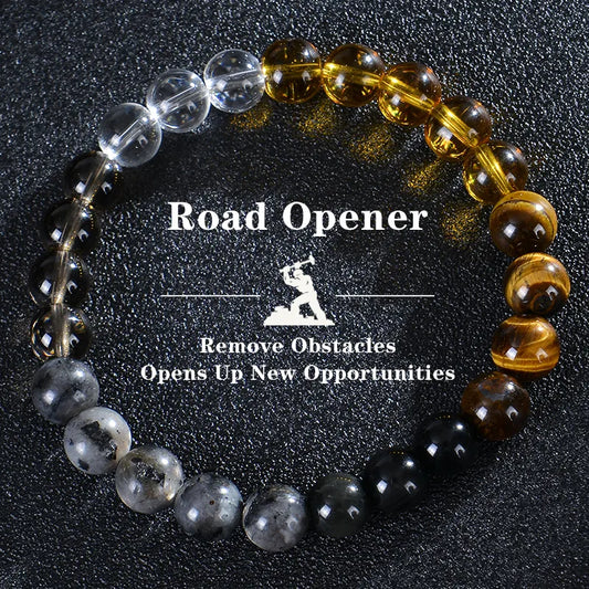 Bracelet Pierre Naturelle - Road Opener - Retire les Obstacles - Obtiens de Nouvelles Opportunités